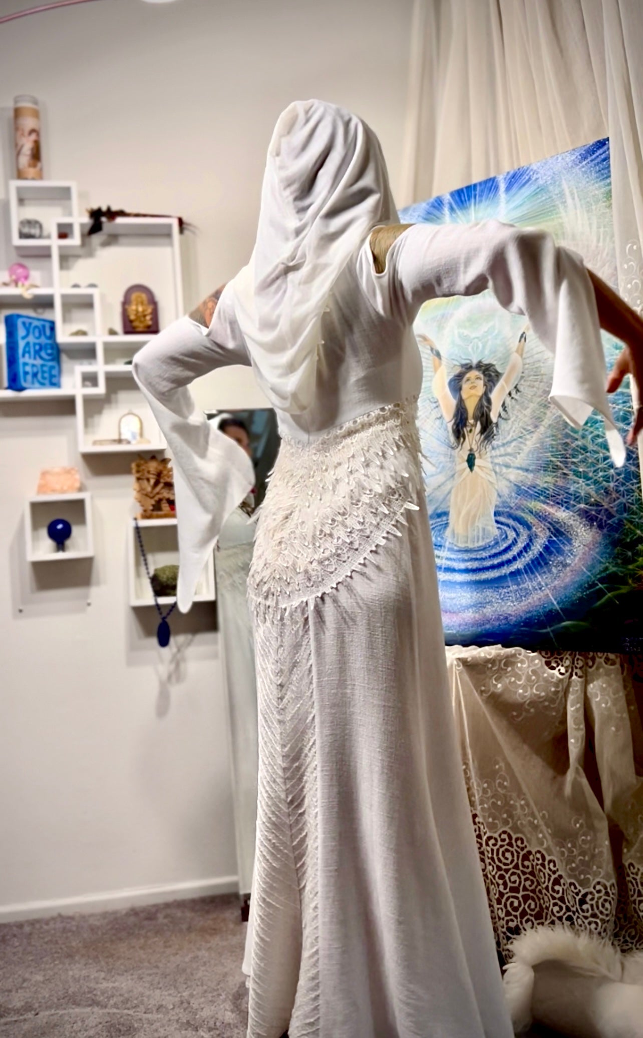 Couture Eagle Goddess Dress
